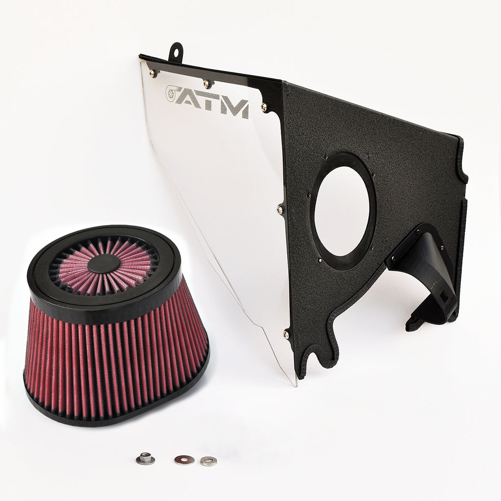 thumbnail image 2 of Black Cold Air Intake Scoop Set For BMW E90 E92 E93 335i 2007-2012 N54 Engine - Pair 2 of 6